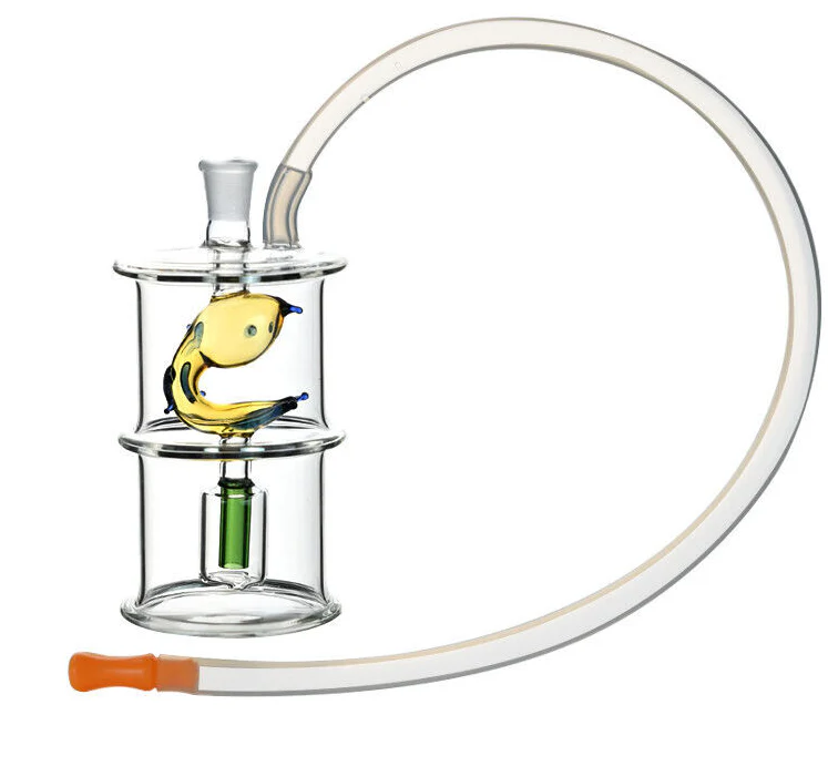 Mini Fish Glass Water Pipe | 11cm 4.3 inch - RORA