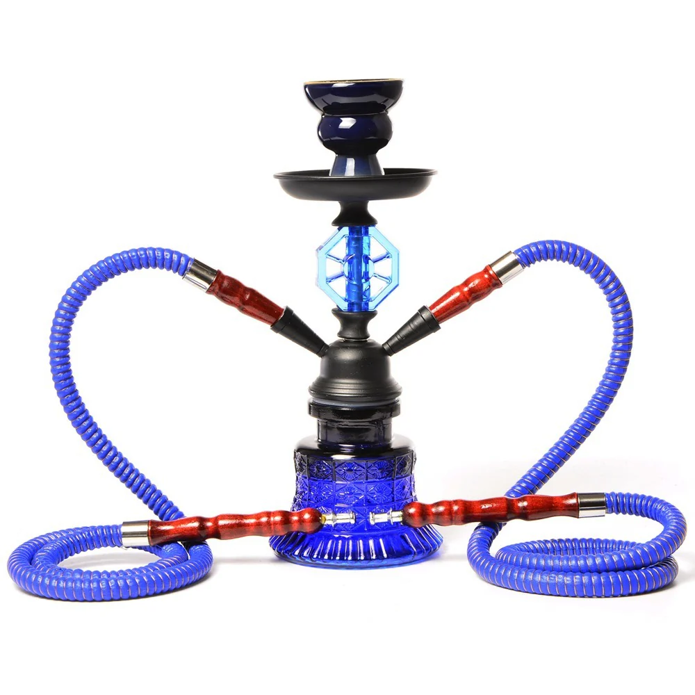 Arabic hookah set double tube glass hookah kettle / 26cm - RORA