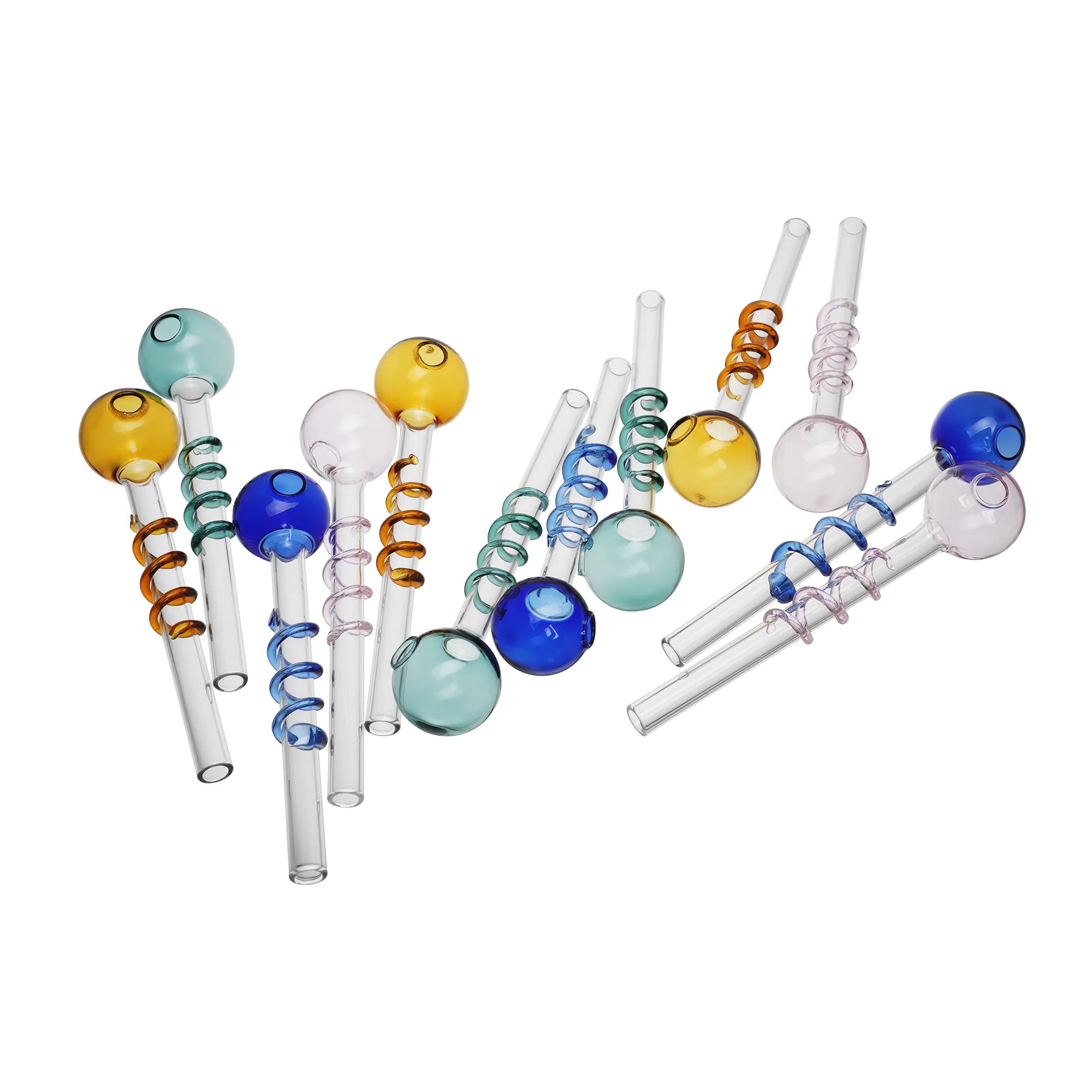 5pcs / 10pcs / 20pcs Colorful S Shape Small Pipes | 10cm - RORA