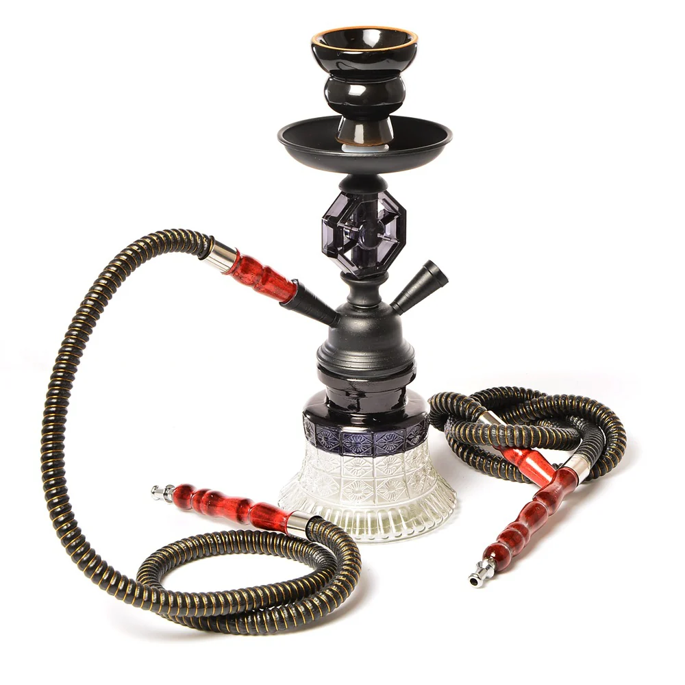 Arabic hookah set double tube glass hookah kettle / 26cm - RORA
