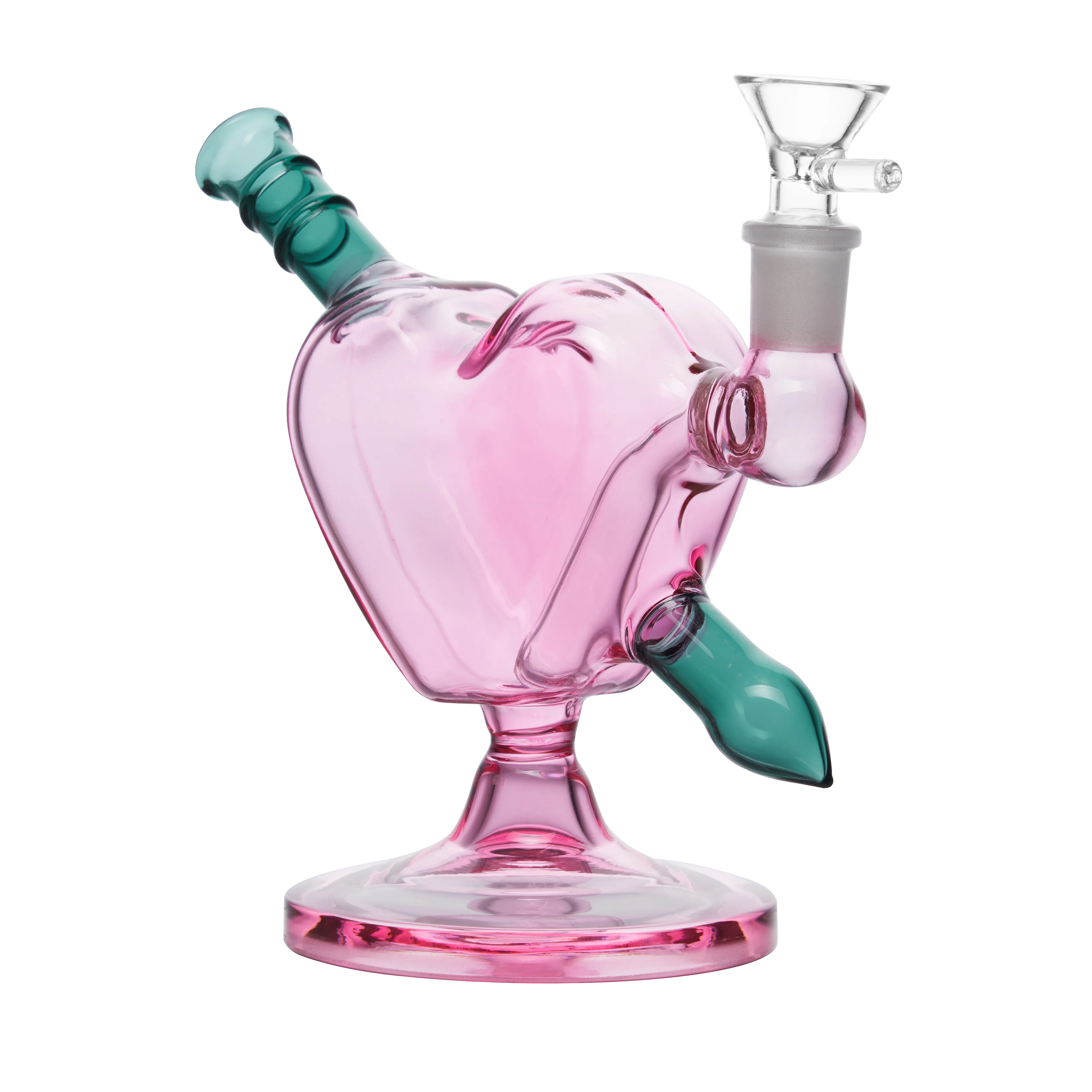 Heart and Arrow Glass Bong | 5 Inch - RORA