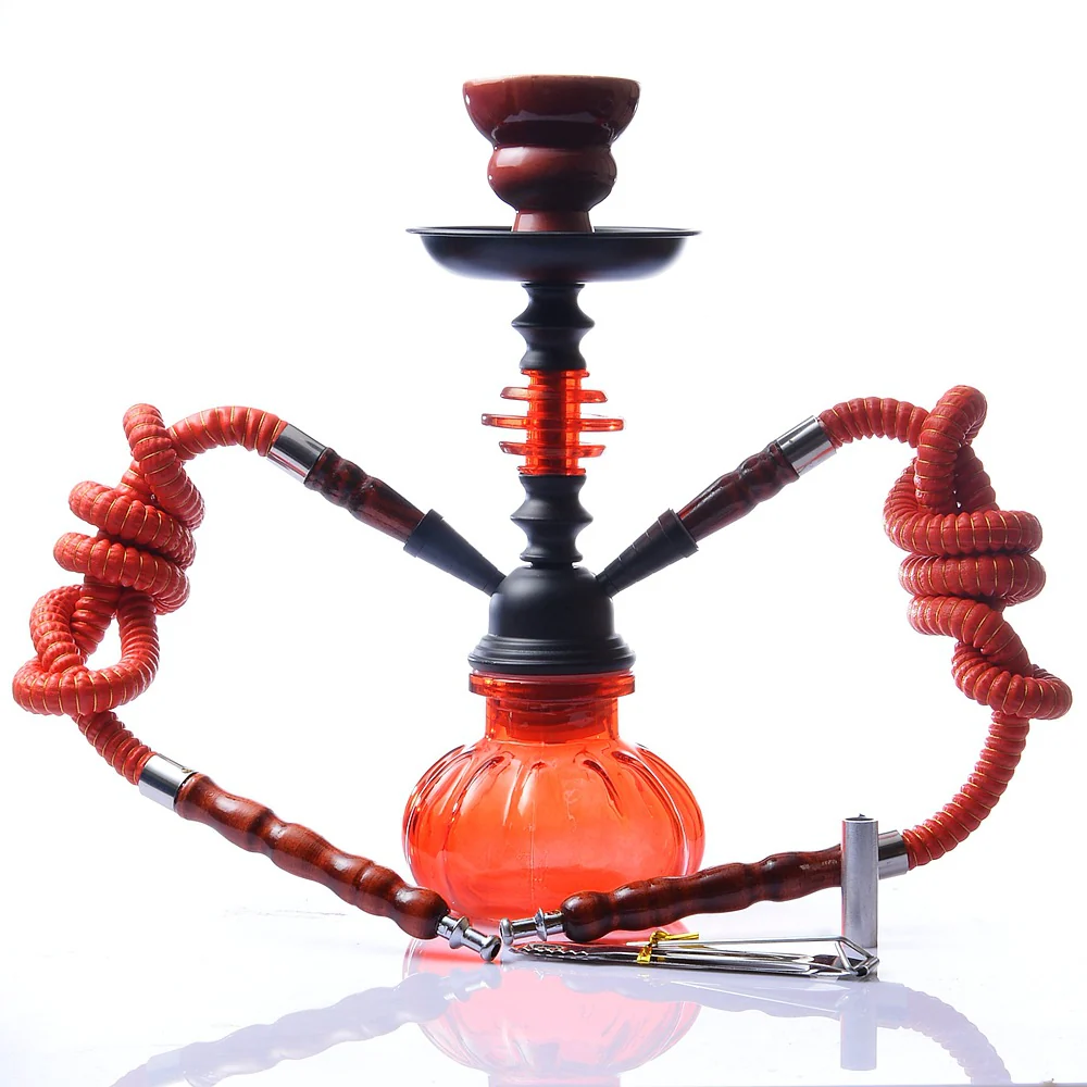 Hookah Arabian hookah glass small double-tube tobacco bottle - RORA