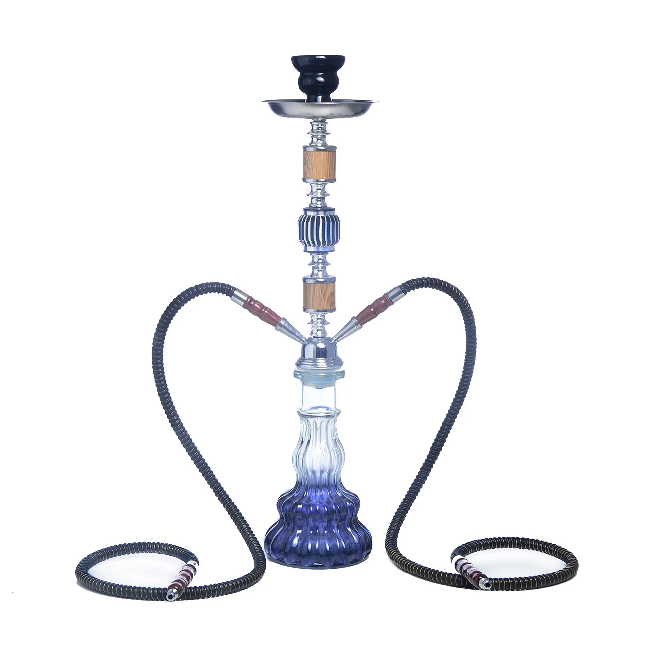 Arabian double barrel hookah set glass hookah - RORA