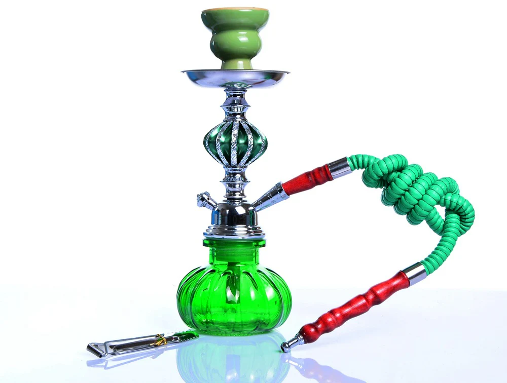 Arabic shisha single pipe shisha small glass pot / 28cm high - RORA