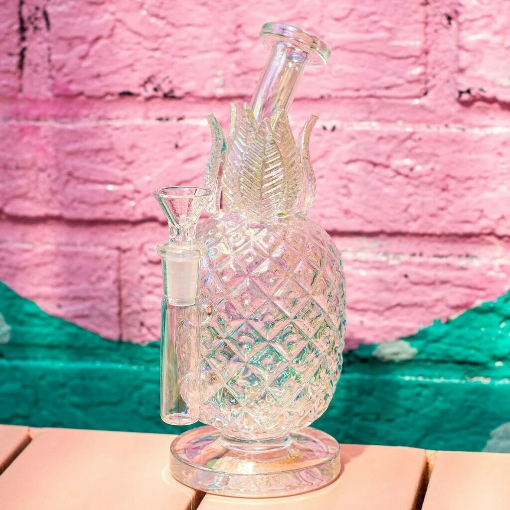 Thick Pineapple Glass Bong | 14.4mm 8inch - RORA