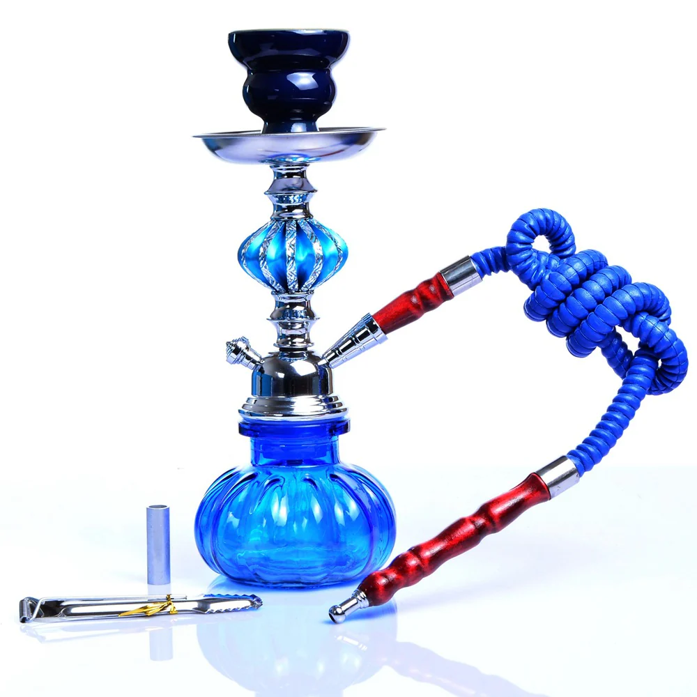Arabic shisha single pipe shisha small glass pot / 28cm high - RORA