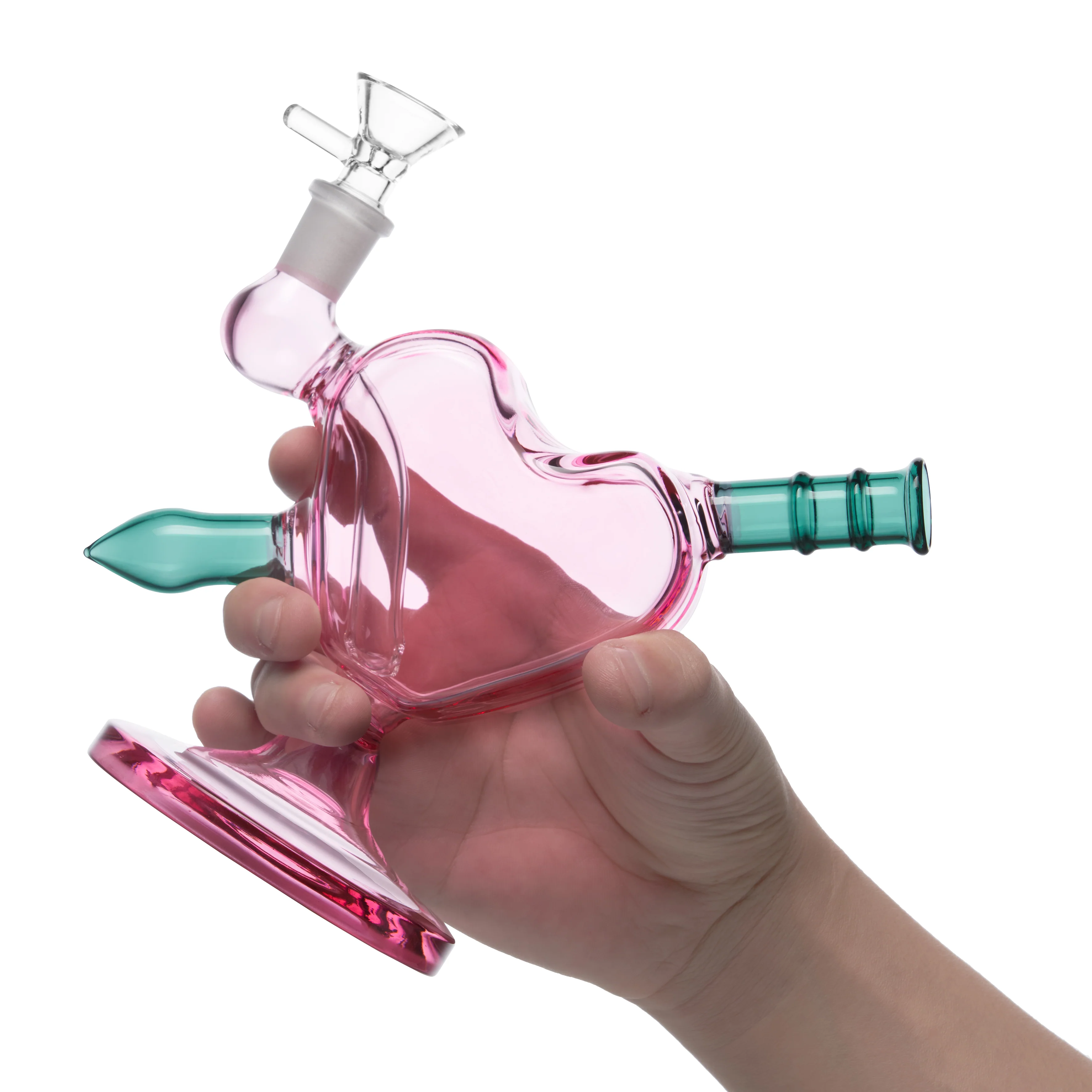 Heart and Arrow Glass Bong | 5 Inch - RORA