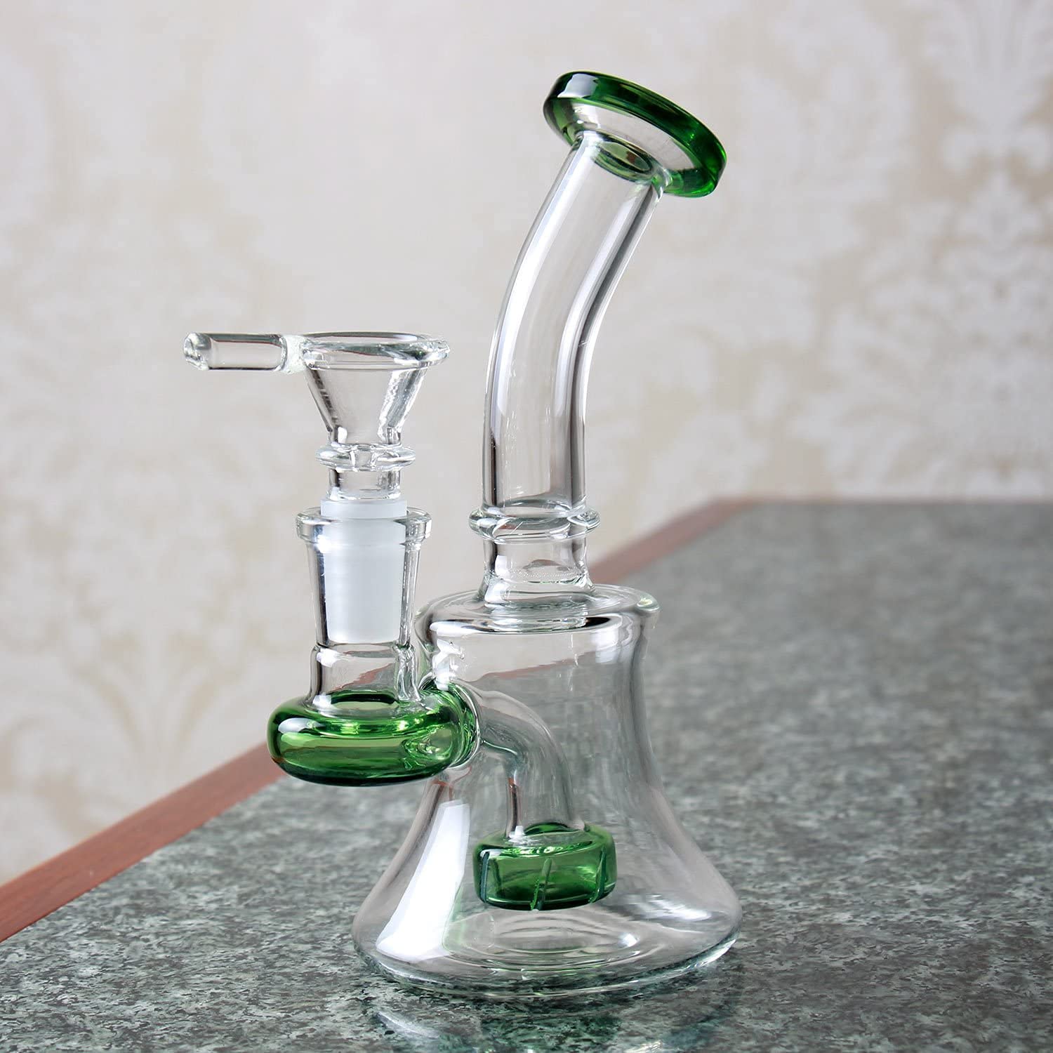 Mini Glass Bong | 14mm 6inch - RORA