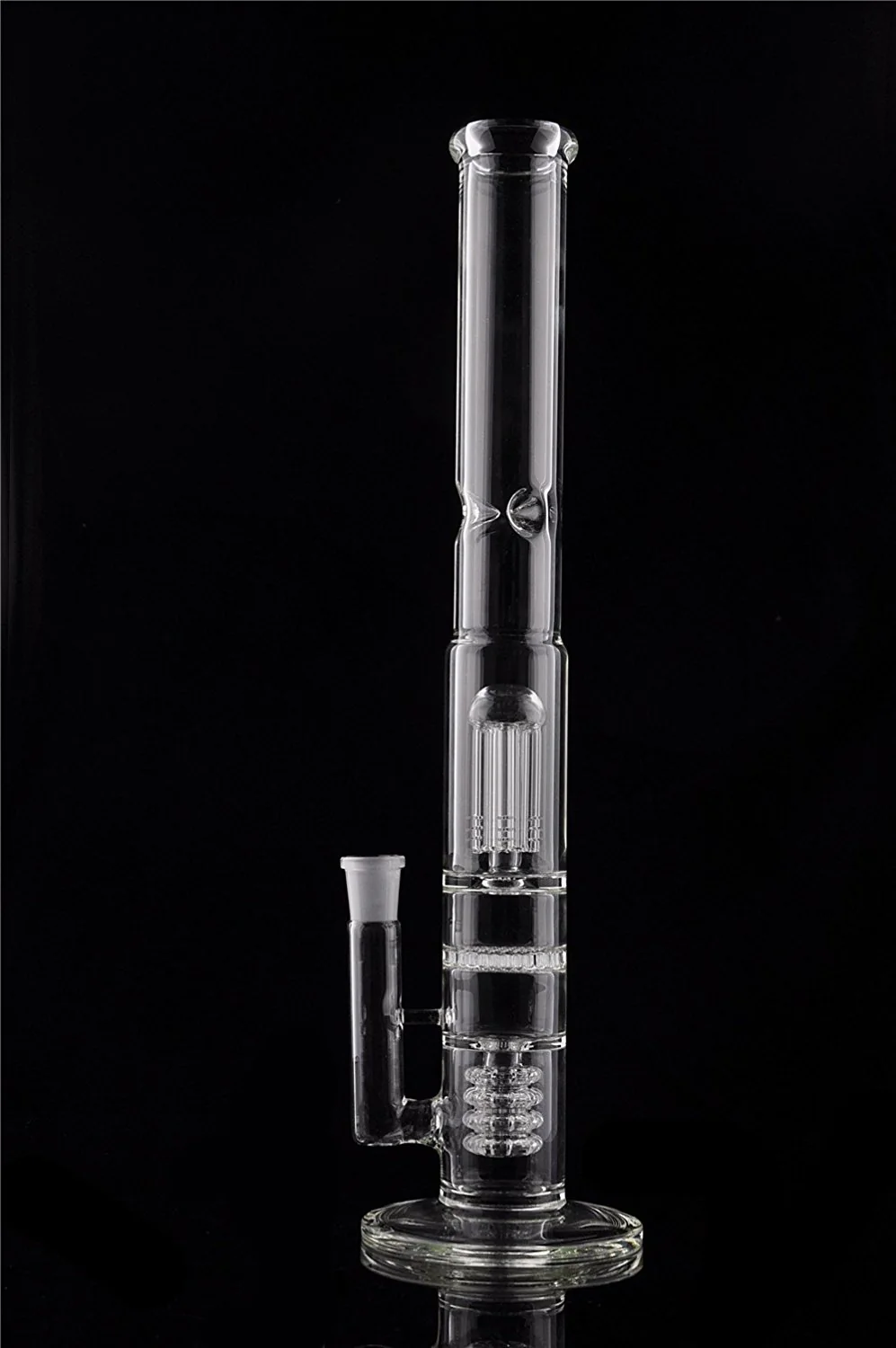 Clear Big Honeycomb Glass Bongs | 18mm 16.5inch - RORA