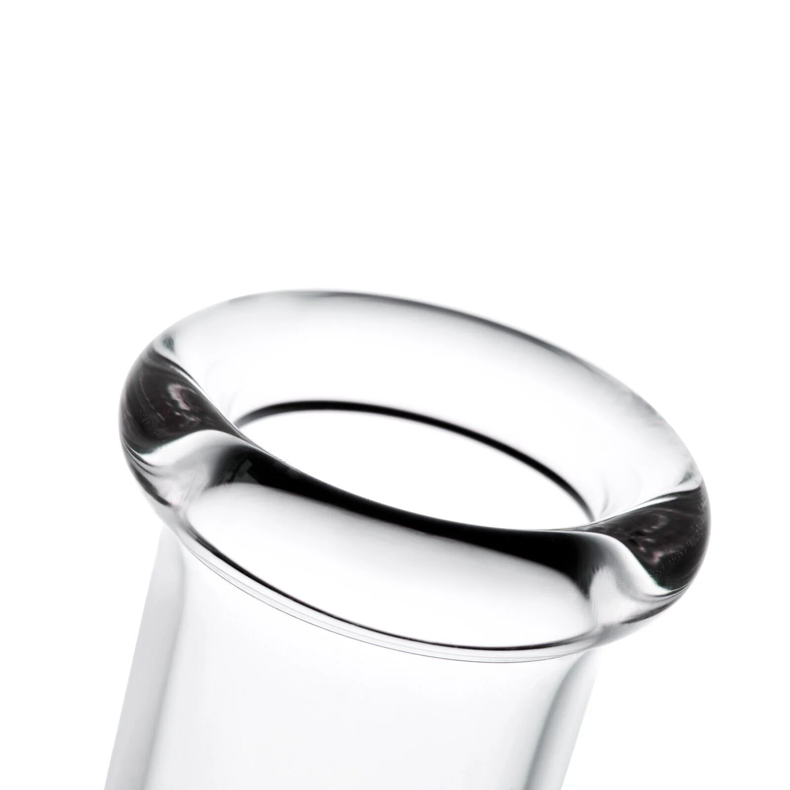 Transparent Double Cage Glass Bong | 18.8mm 15inch - RORA