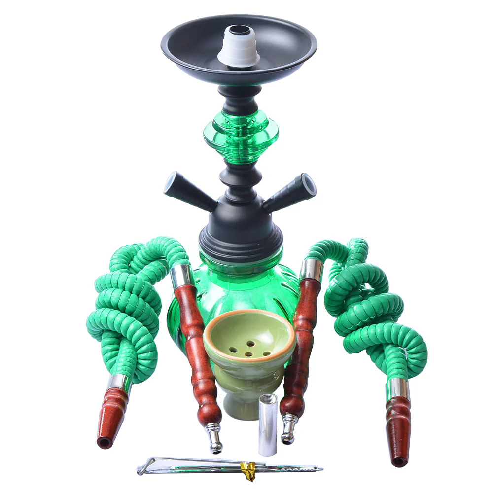 Hookah Arabian hookah glass small double-tube tobacco bottle - RORA