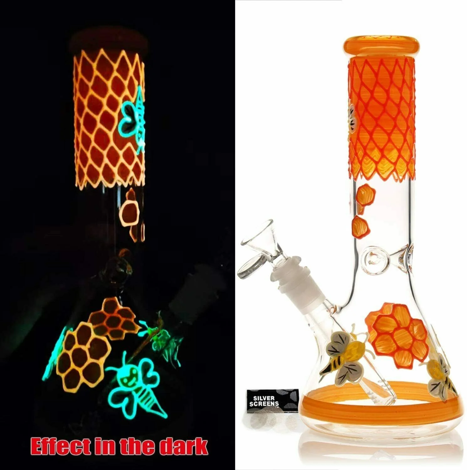 Honeycomb Water Pipe Bong | 10'' - RORA