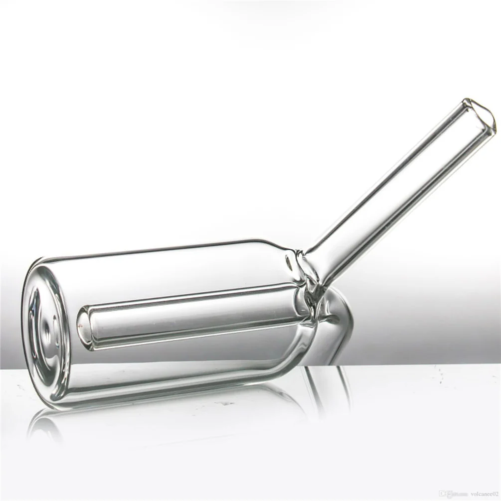 Glass Bong Pipe - 12cm Mini Hookah Smoking Filter Water Pipes Percolator Bongs - RORA