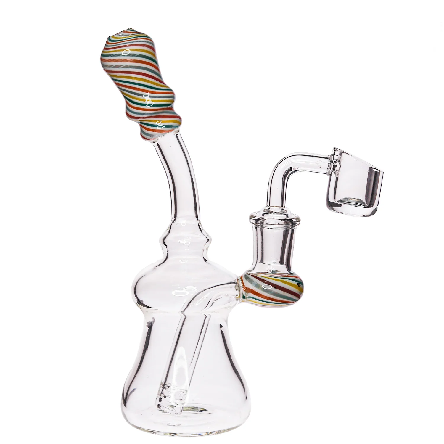 Recycler Glass Bongs | 14.5mm 6.7inch - RORA