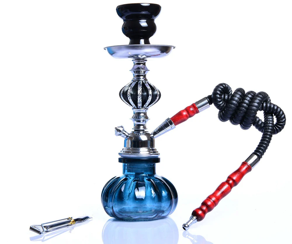 Arabic shisha single pipe shisha small glass pot / 28cm high - RORA