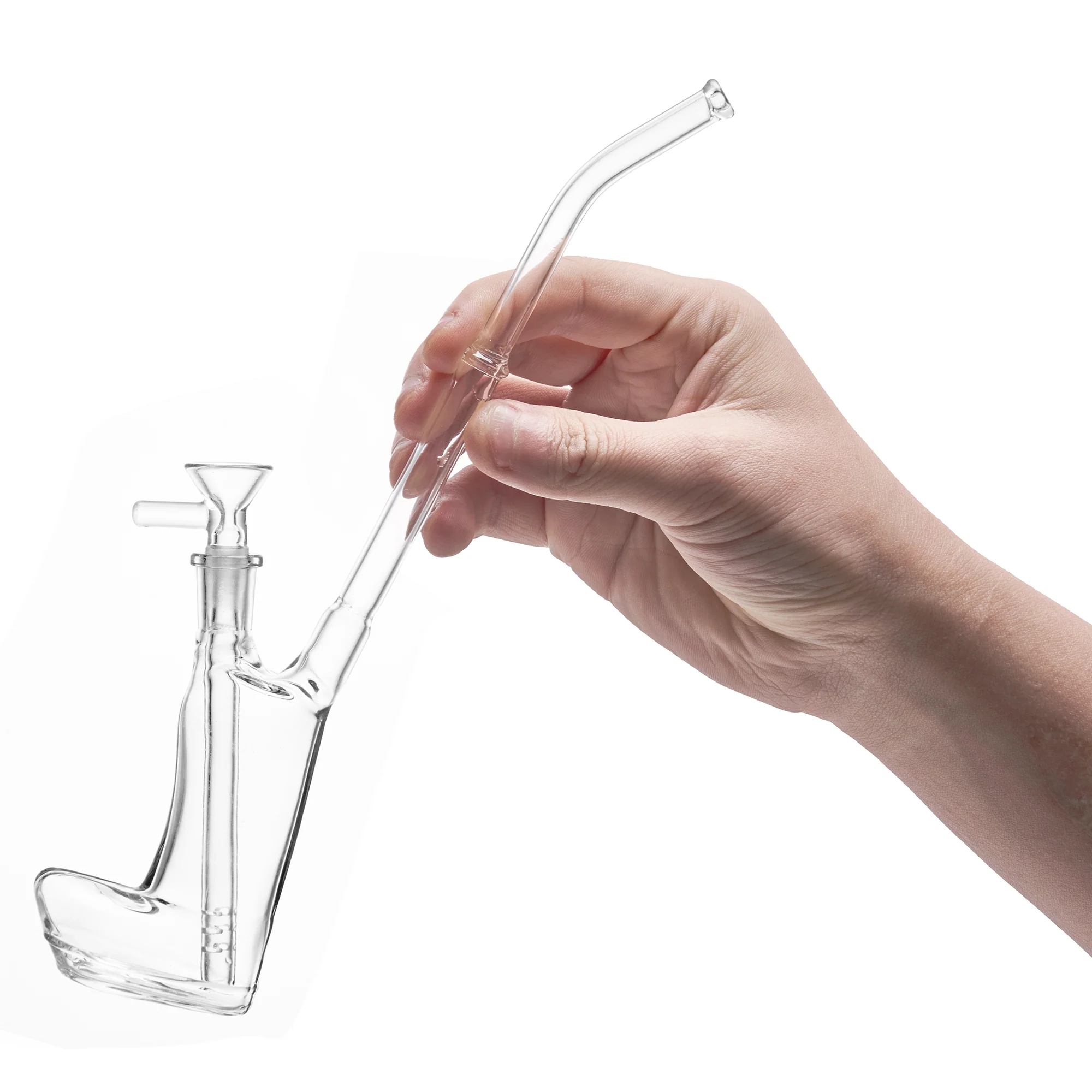 5In Mini Bong Boot Glass Water Pipes - RORA