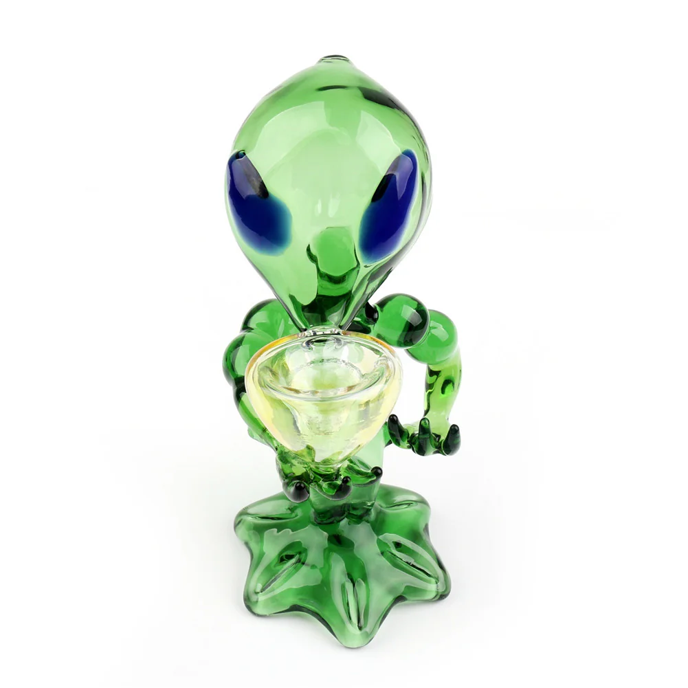 Glass Bong Water Bubbler - 15cm Tall - RORA