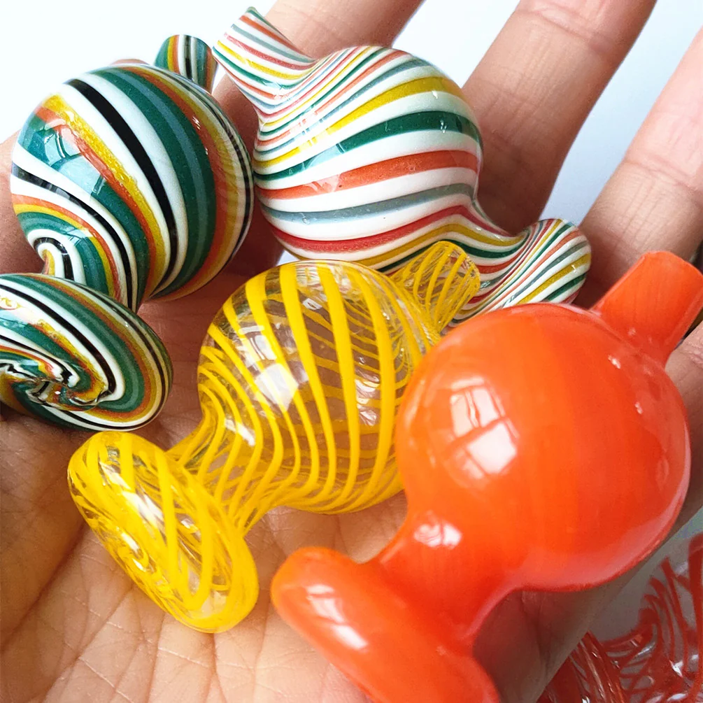 2PCS Glass Bubbler Carb Cap OD 26mm Glass Caps Ball - RORA