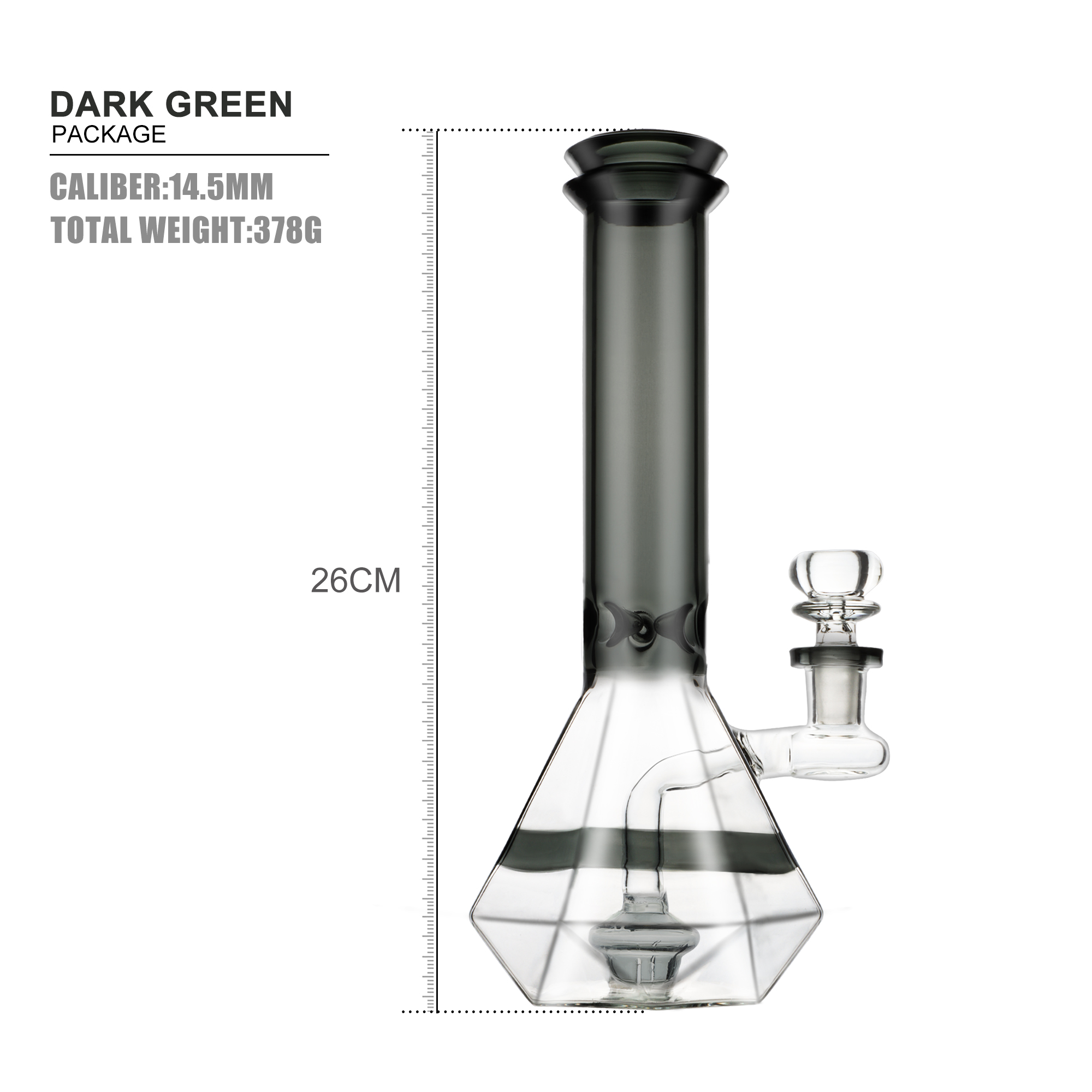 Handmade Glass Bong | 10.5in - RORA