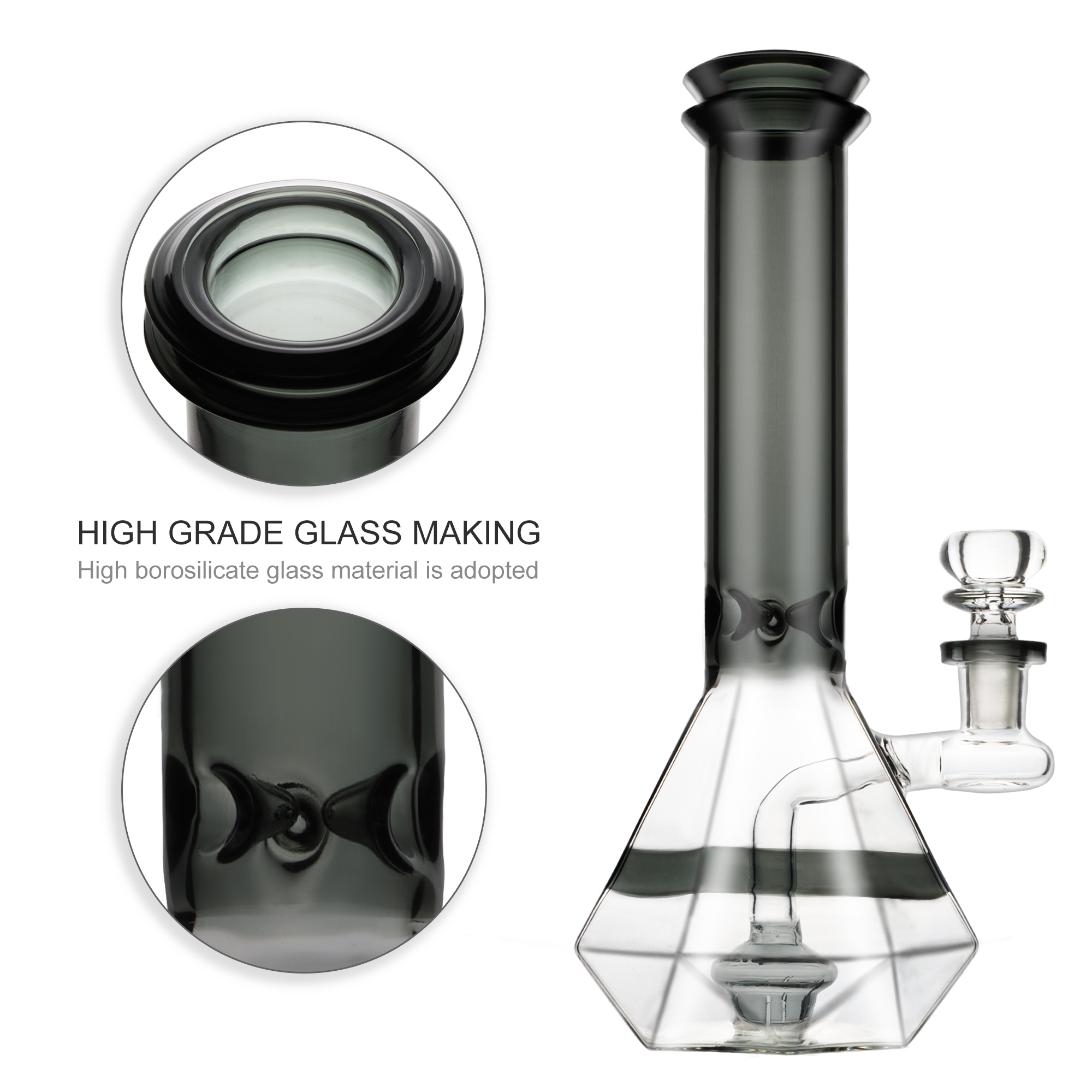 Handmade Glass Bong | 10.5in - RORA