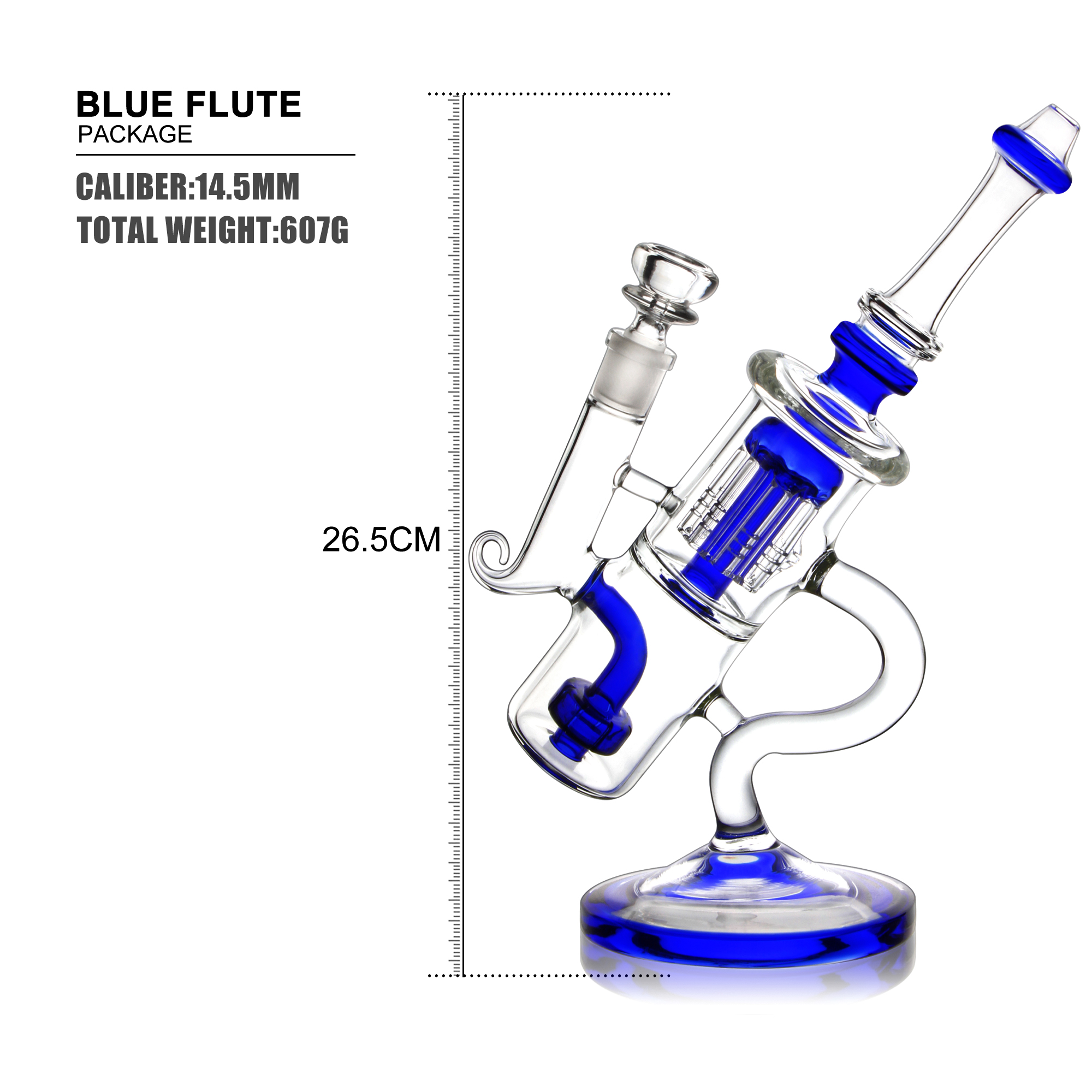 Handmade Glass Dab Rigs | 14.5mm 10inch - RORA