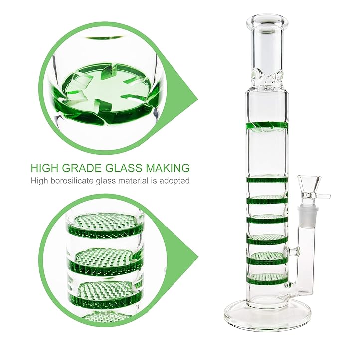 Glass bongs Double Tree Dome | 18.8mm 16inch - RORA