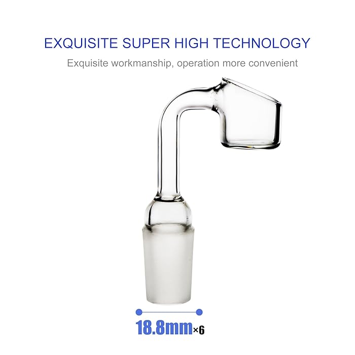 18mm Male Standard Quartz Banger Male Bowl Set 90 Degree Angle