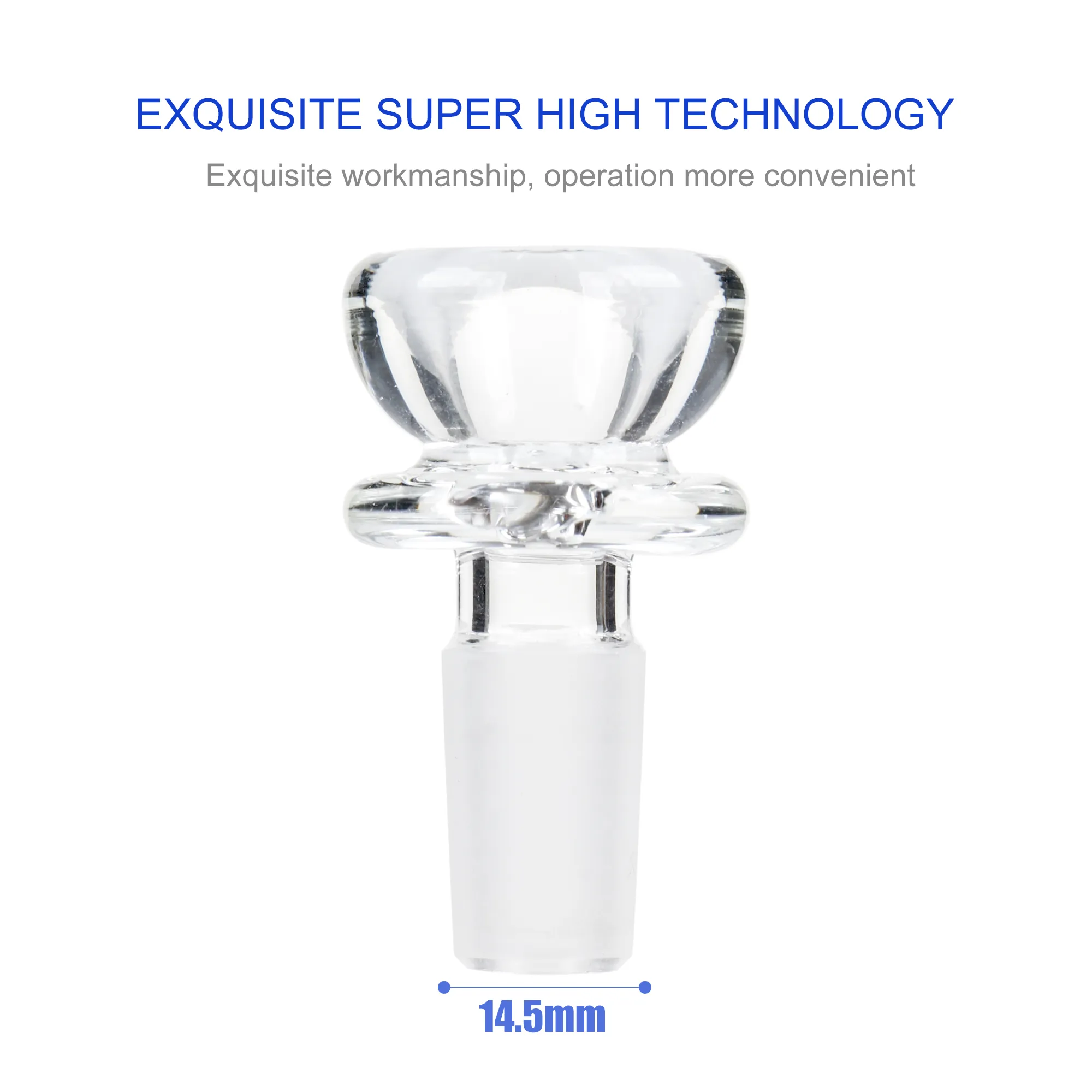 3pcs  Mini Glass Bowl | 18mm Male Bowl Set