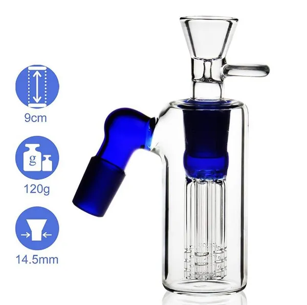 Mini Blue Glass Bong Bowl 14.5mm Male Bowl Set