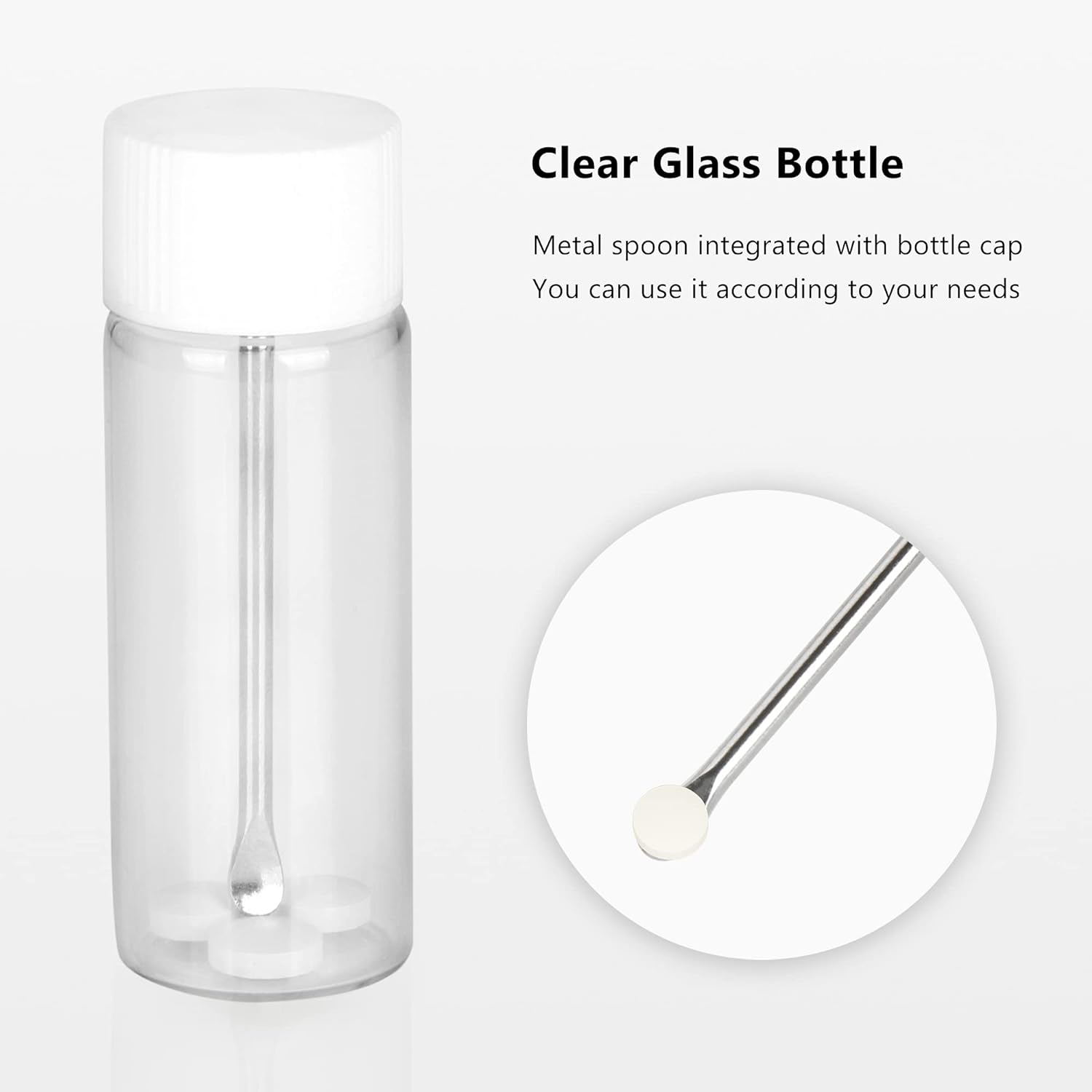 15 Pcs Metal Snuff Tobacco Set with Smoke Case Small Funnel Aluminum Alloy Sealed Snuff Bottle with Spoon