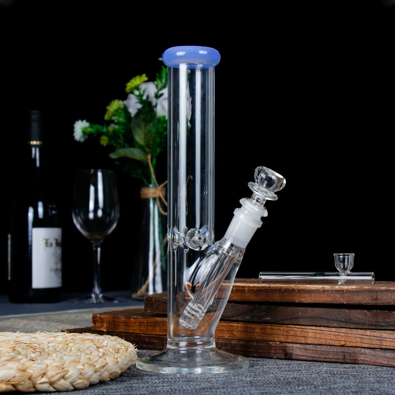 10″ Clear Water Bong Glass Pipe Beaker Bubbler For Smoking