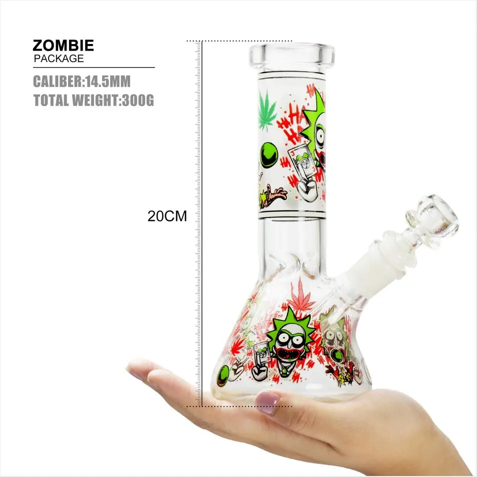 Rick And Morty Smoking Glass Bong