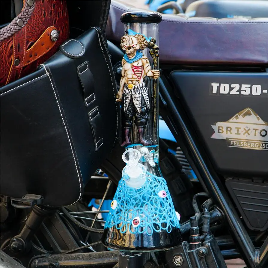 13inches 7mm Smoking Glass Water Bongs - RORA