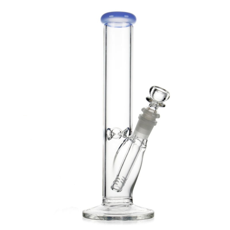 10″ Clear Water Bong Glass Pipe Beaker Bubbler For Smoking