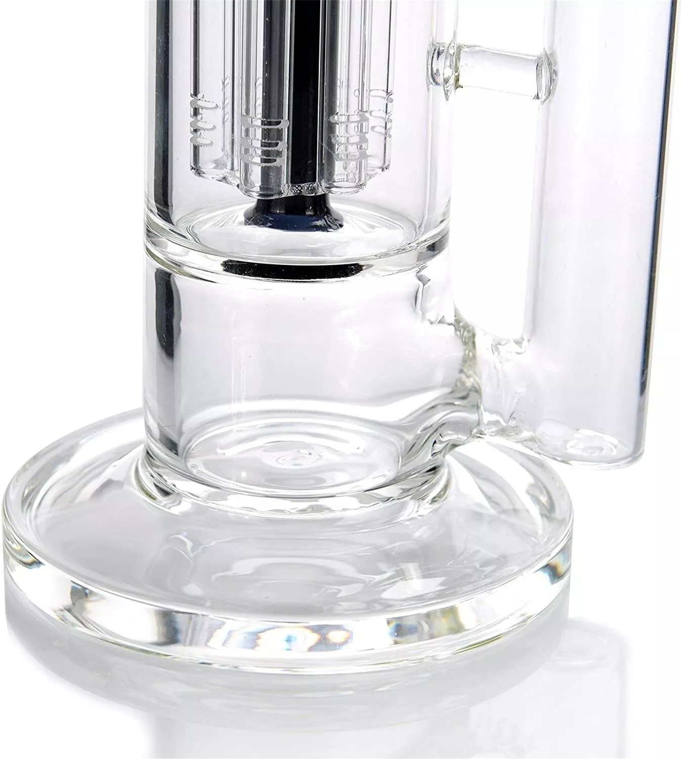 Glass Bong Vase Double Tree Dome Water pipe beaker bubbler | 18.8mm 16inch