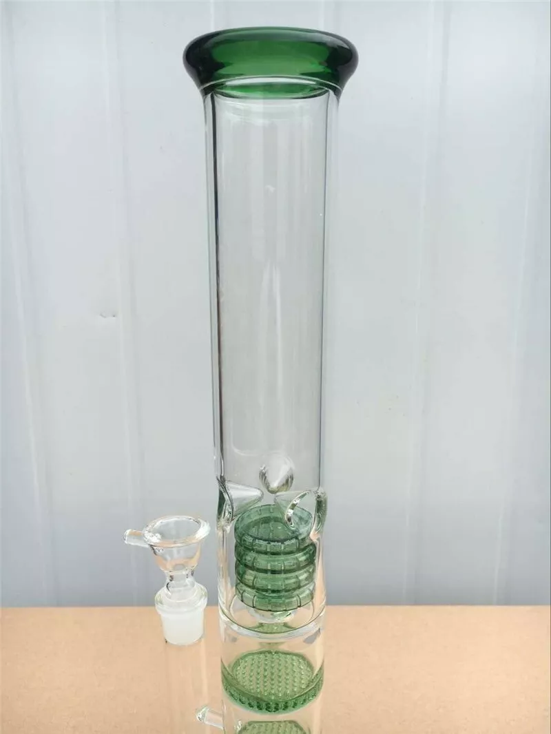 Three Layers Glass Bongs Water Pipe | 18.8mm 17inch - RORA