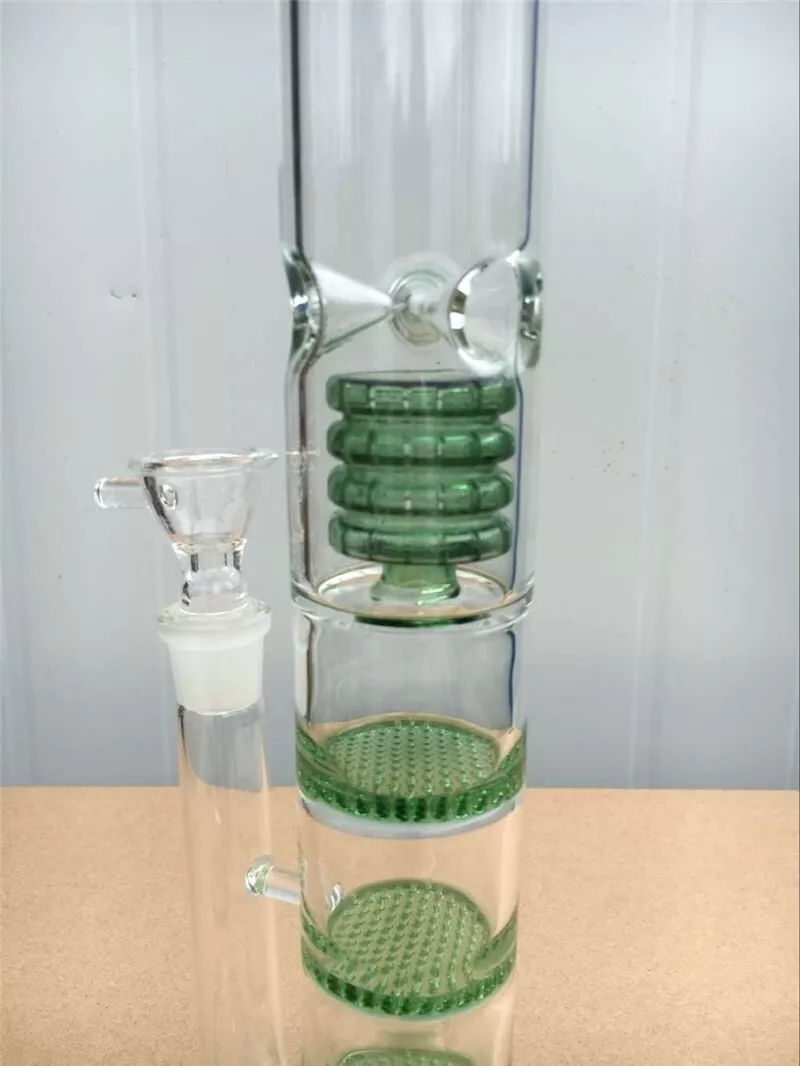Three Layers Glass Bongs Water Pipe | 18.8mm 17inch - RORA