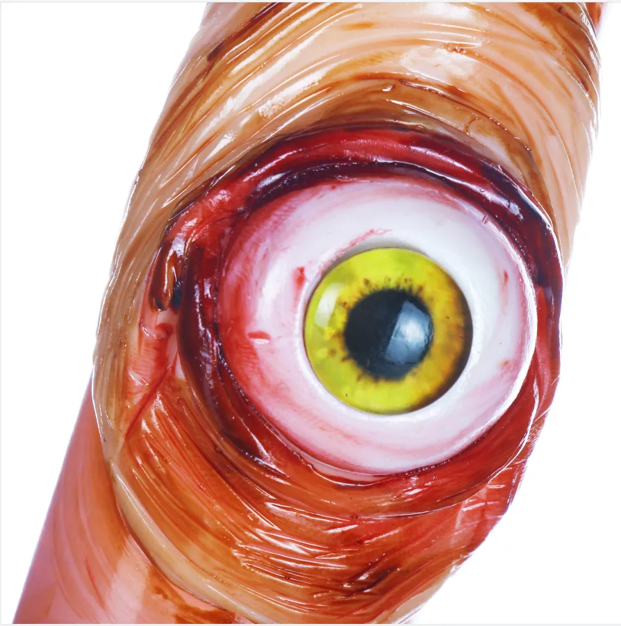 3D Monster Mouth Glass Bong Wacky Water Pipe 10 Inch