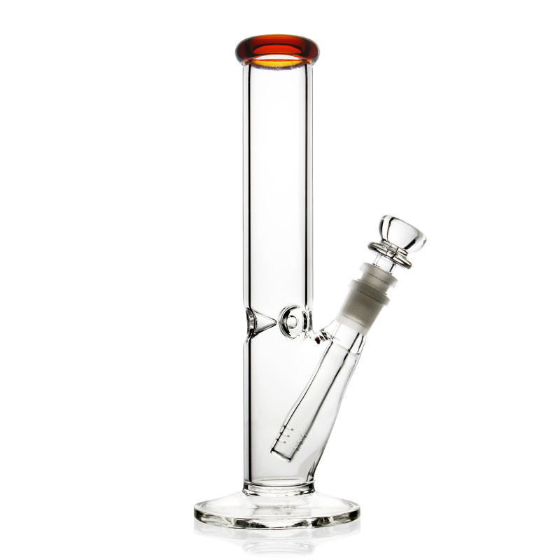 10″ Clear Water Bong Glass Pipe Beaker Bubbler For Smoking