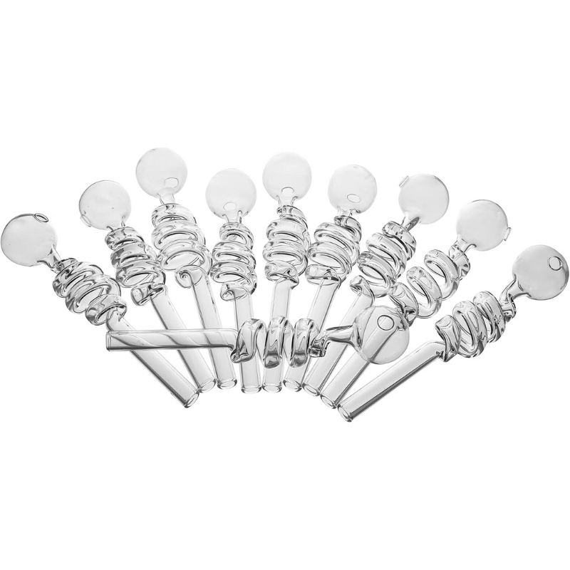 Glass Oil Burner Pipe Smoking Water Pipes Bong Accessories 5.5 In