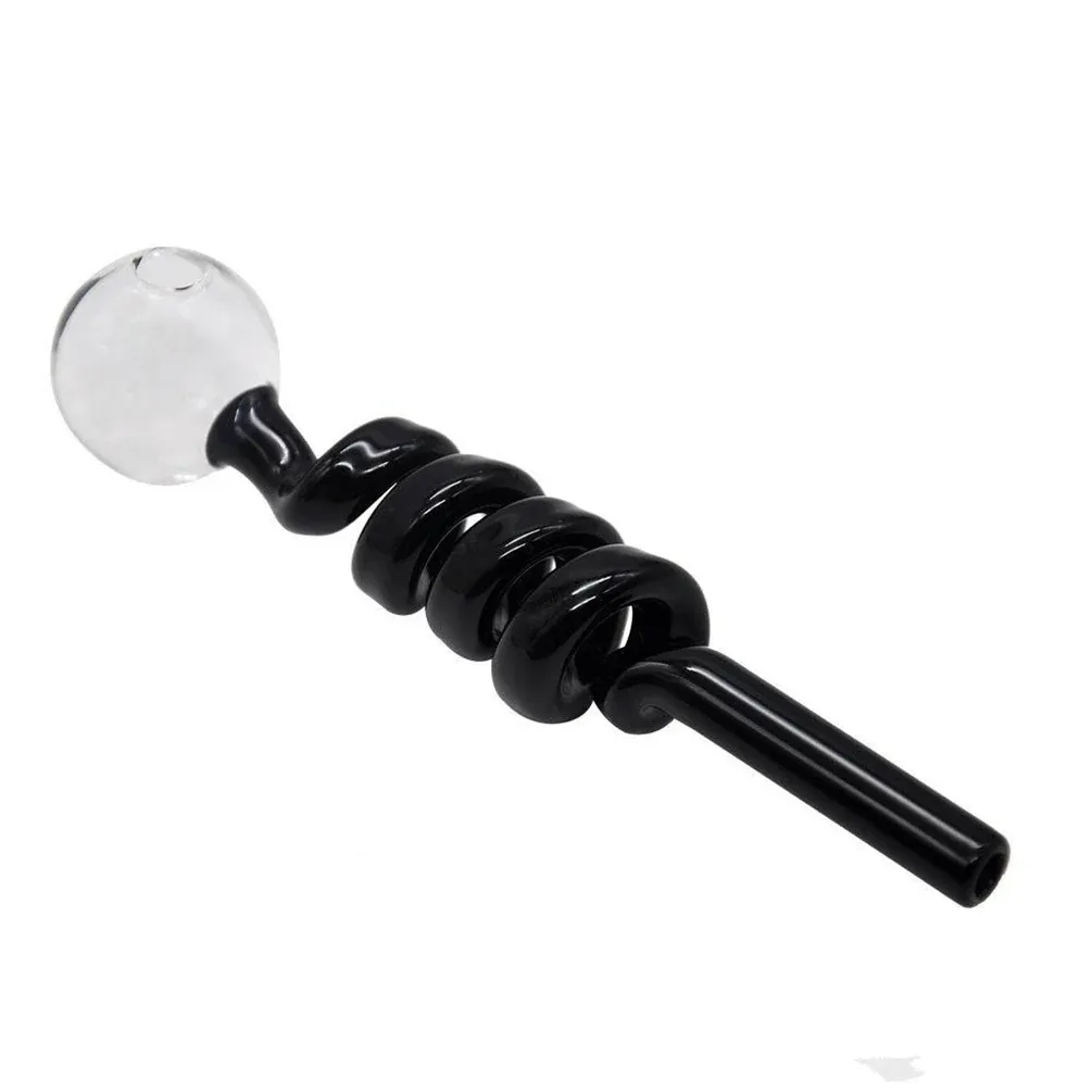 colorful Glass Oil Burner Pipe Smoking Water Pipes Bong Accessories 5.5 In