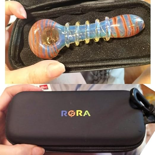 4.7Inch Colourful Glass Pipe Mini Striped Glass Bong Smoking Sweet Puff