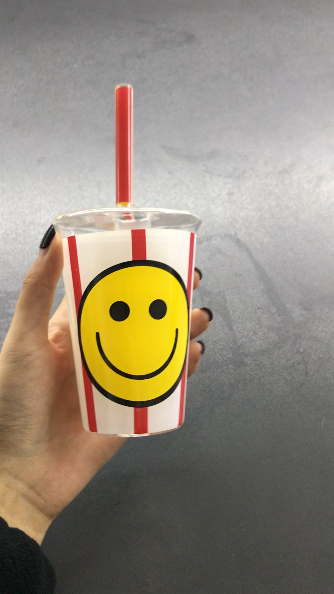 8Inch Mini Striped Cup Glass Bong Smoking Water Pipe Beaker Bubbler With Bowl