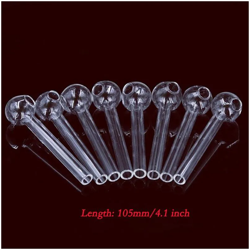 Sweet Puff Clear Glass Oil Burner Pipe Nail pipe