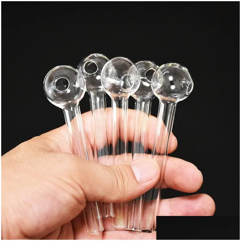 Sweet Puff Clear Glass Oil Burner Pipe Nail pipe