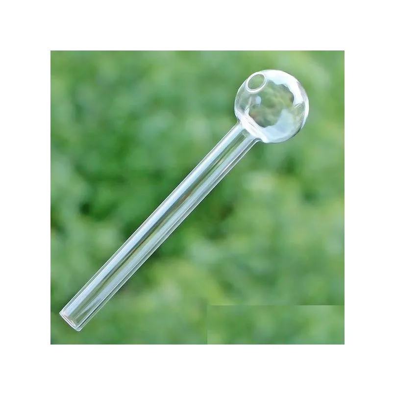 Sweet Puff Clear Glass Oil Burner Pipe Nail pipe - RORA