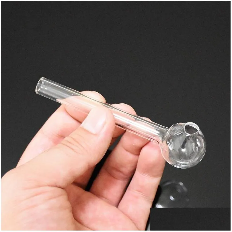 Sweet Puff Clear Glass Oil Burner Pipe Nail pipe