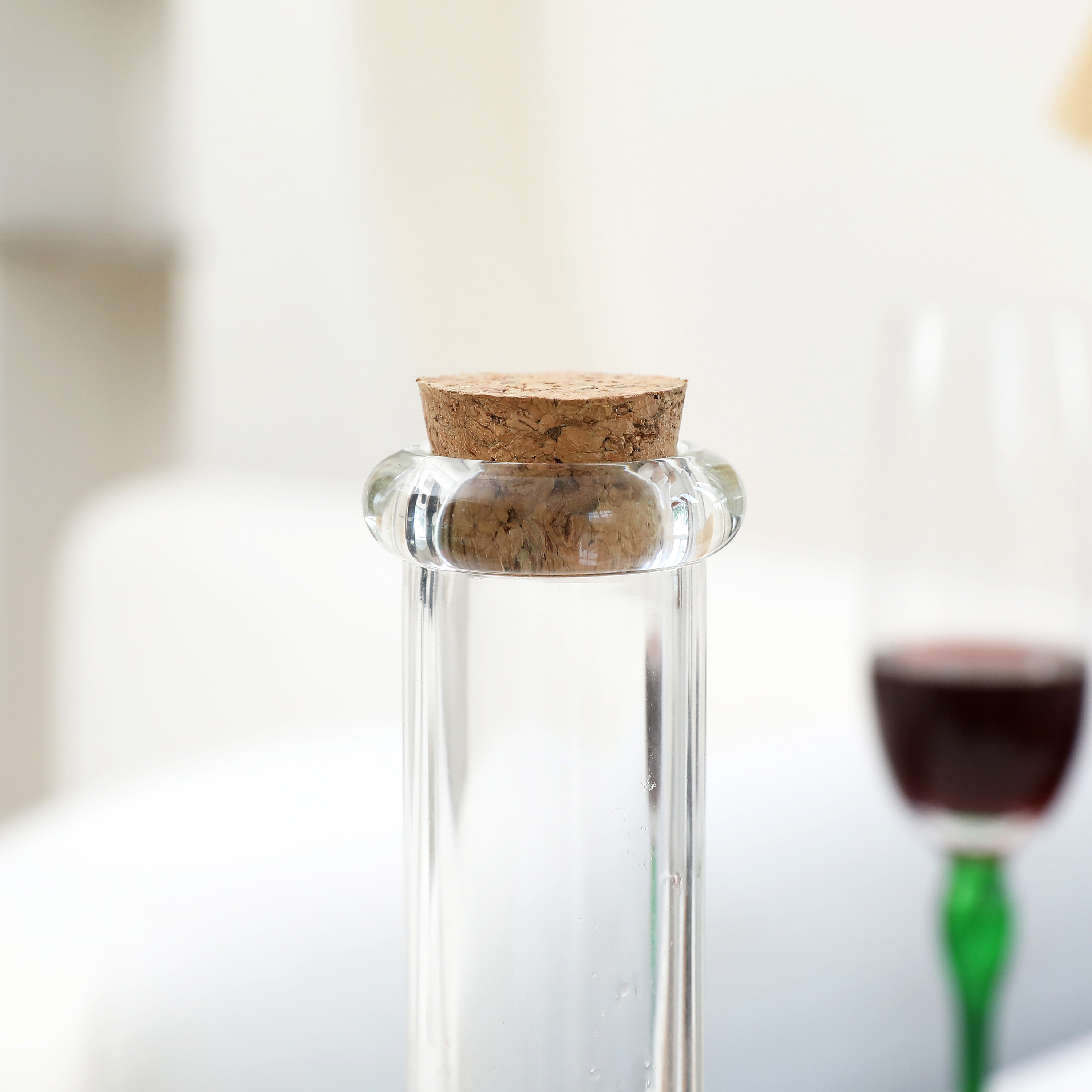 10 Inch Transparent mushrooms Glass Bong Water Pipe Beaker Bubbler - RORA