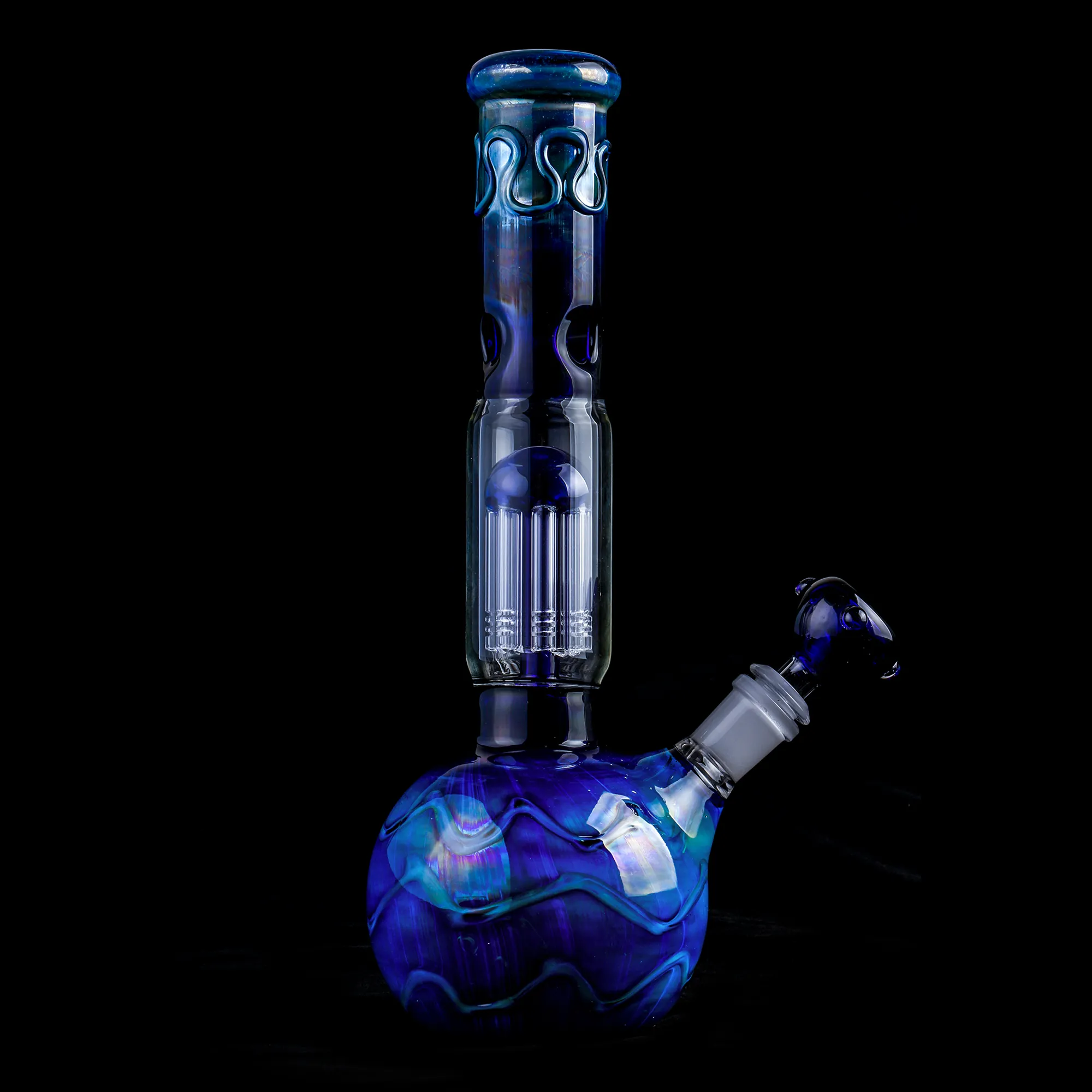 11 Inch Glass Bong In The Style Of The Starry Sky - RORA