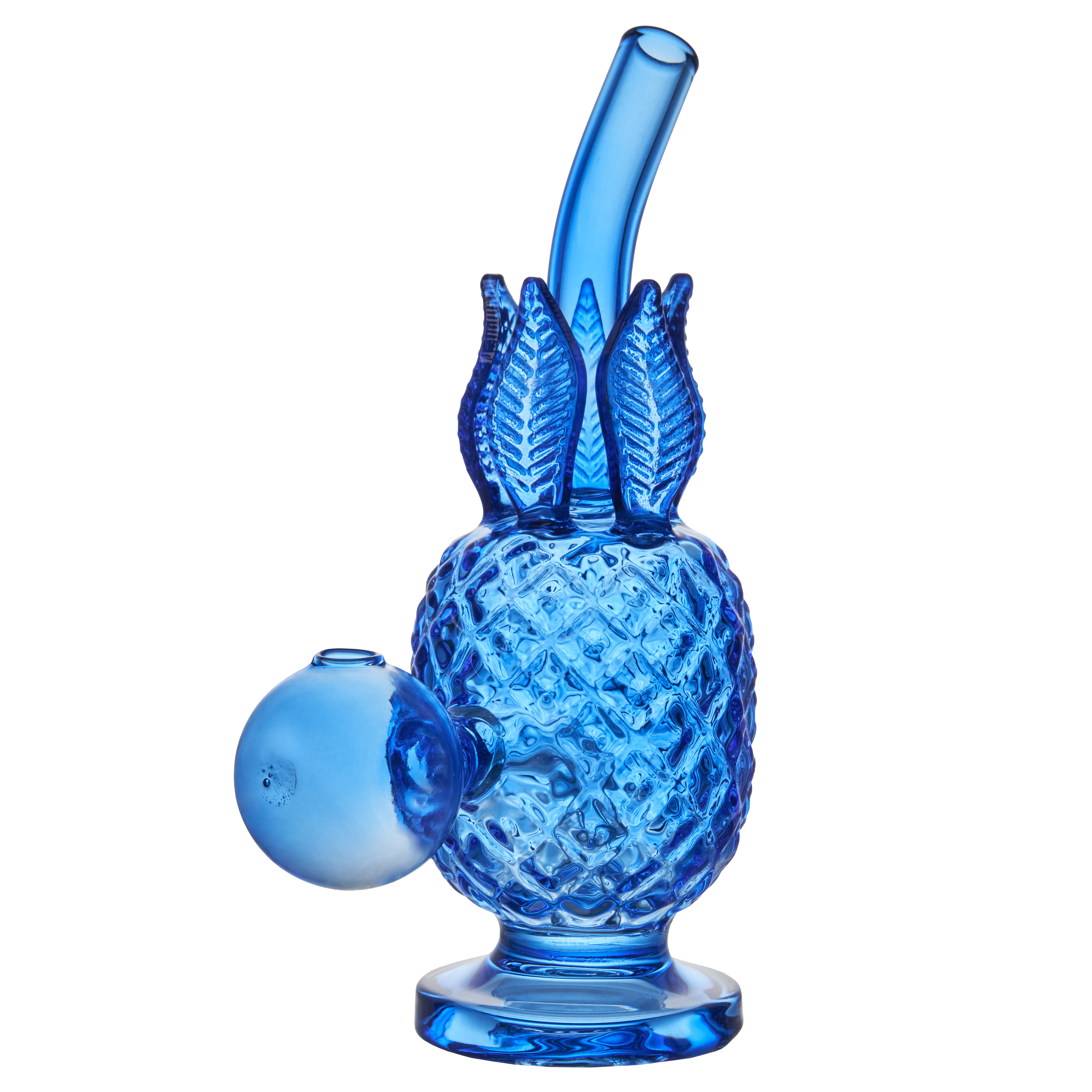 Pineapple Glass Bong, 14mm Joint, Blue & Green Styles | 5.51inch - RORA